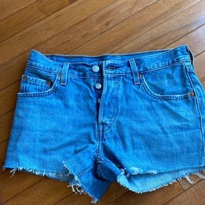 Levi 501 denim shorts